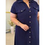 Vestido Luana Azul Marinho