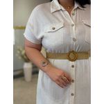 Vestido Luana Cru Linho