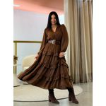 Vestido Aline Marrom