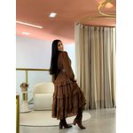 Vestido Aline Marrom