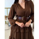 Vestido Aline Marrom