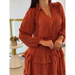Vestido Aline Terracota