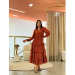 Vestido Aline Terracota
