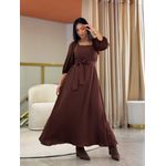 Vestido Bella Marrom