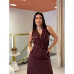 Conjunto Louise Marrom