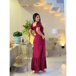 Vestido Juliene Bordo