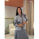 Tricot Helena Cinza