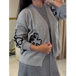 Tricot Helena Cinza