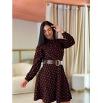 Vestido Cloe Marrom
