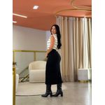 Blusa Sofia Off White E Preto
