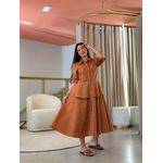 Vestido Gabi Caramelo