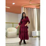 Vestido Aline Bordo