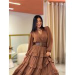Vestido Aline Marrom