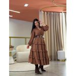 Vestido Aline Marrom