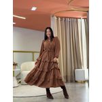 Vestido Aline Marrom