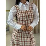 Conjunto Clara Caramelo E Off White