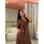 Vestido Pamela Marrom