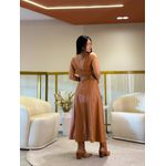 Vestido Taty Caramelo
