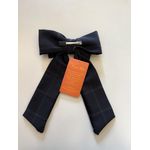 Laço De Luxo Risca De Giz Preto