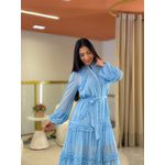Vestido Beatriz Azul Bebe