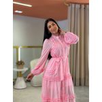 Vestido Beatriz Rosa Bebe