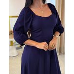 Vestido Simara Azul Marinho
