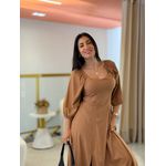 Vestido Simara Caramelo