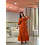Vestido Simara Terracota