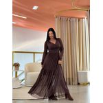 Vestido Rosana Café