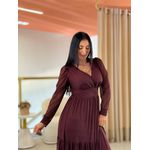 Vestido Rosana Bordo