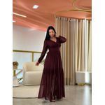 Vestido Rosana Bordo