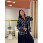 Camisa Babi Xadrez Azul