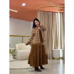 Camisa Babi Xadrez Caramelo