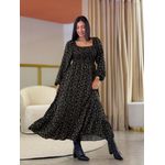 Vestido Bia Preto Floral