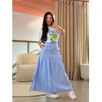 Saia Beatriz Azul Bebe