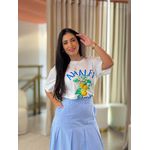 Saia Beatriz Azul Bebe