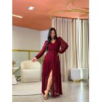 Vestido Valencia Vinho