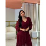 Vestido Valencia Vinho