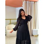 Vestido Valencia Preto