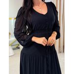Vestido Valencia Preto