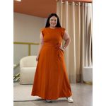 Vestido Rosane Terracota
