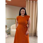 Vestido Rosane Terracota