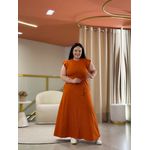 Vestido Rosane Terracota