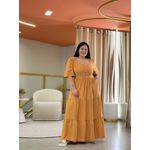 Vestido Plus Sofia Caramelo