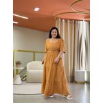 Vestido Plus Sofia Caramelo