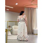 Vestido Plus Taynara Cru Linho