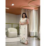 Vestido Plus Tayla Cru Linho