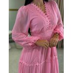 Vestido Silmara Rosa