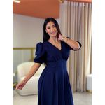 Vestido Lavinia Azul Marinho