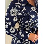 Vestido Valentina Azul Marinho